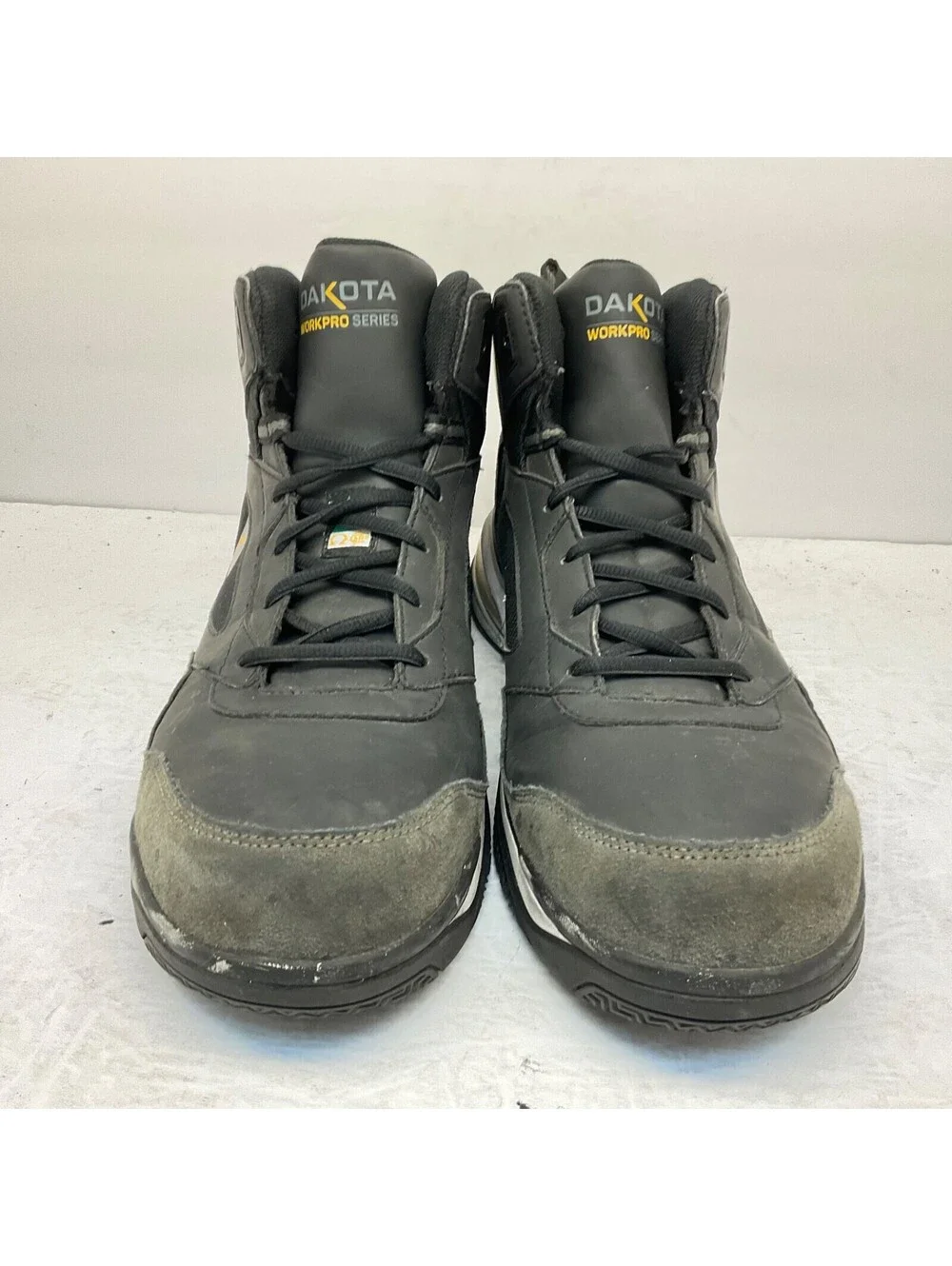 Dakota Men's Mid-Cut ATCP Quad Comfort Safety Shoes 4000 Black Size 11M